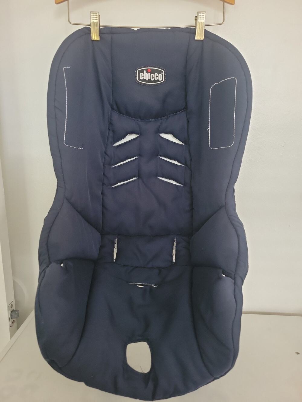 Chicco Keyfit 30 Infant Car Seat Fabric Cover Padding Replacement Navy Blue.